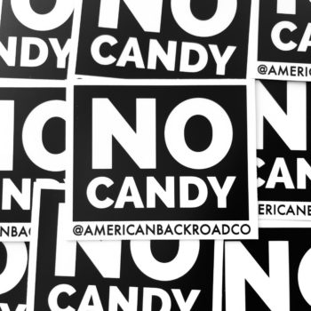 No Candy Sticker