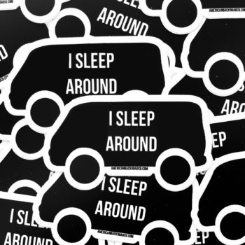 Sleep Around Sticker