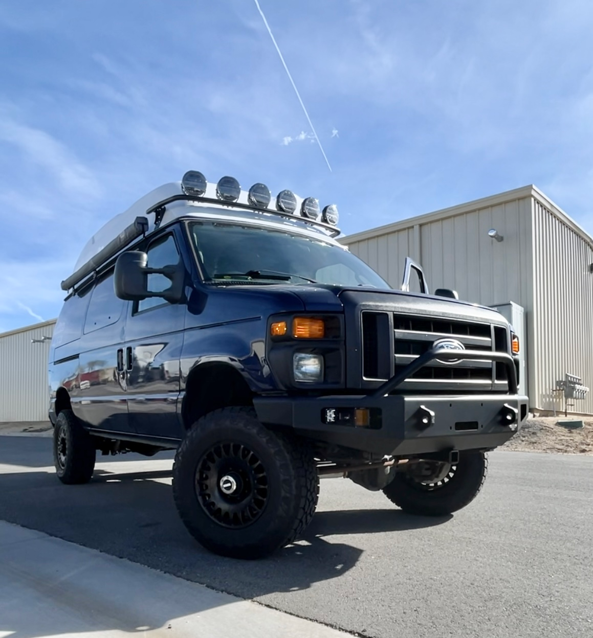 Econoline Aluminum Winch Bumper 08+