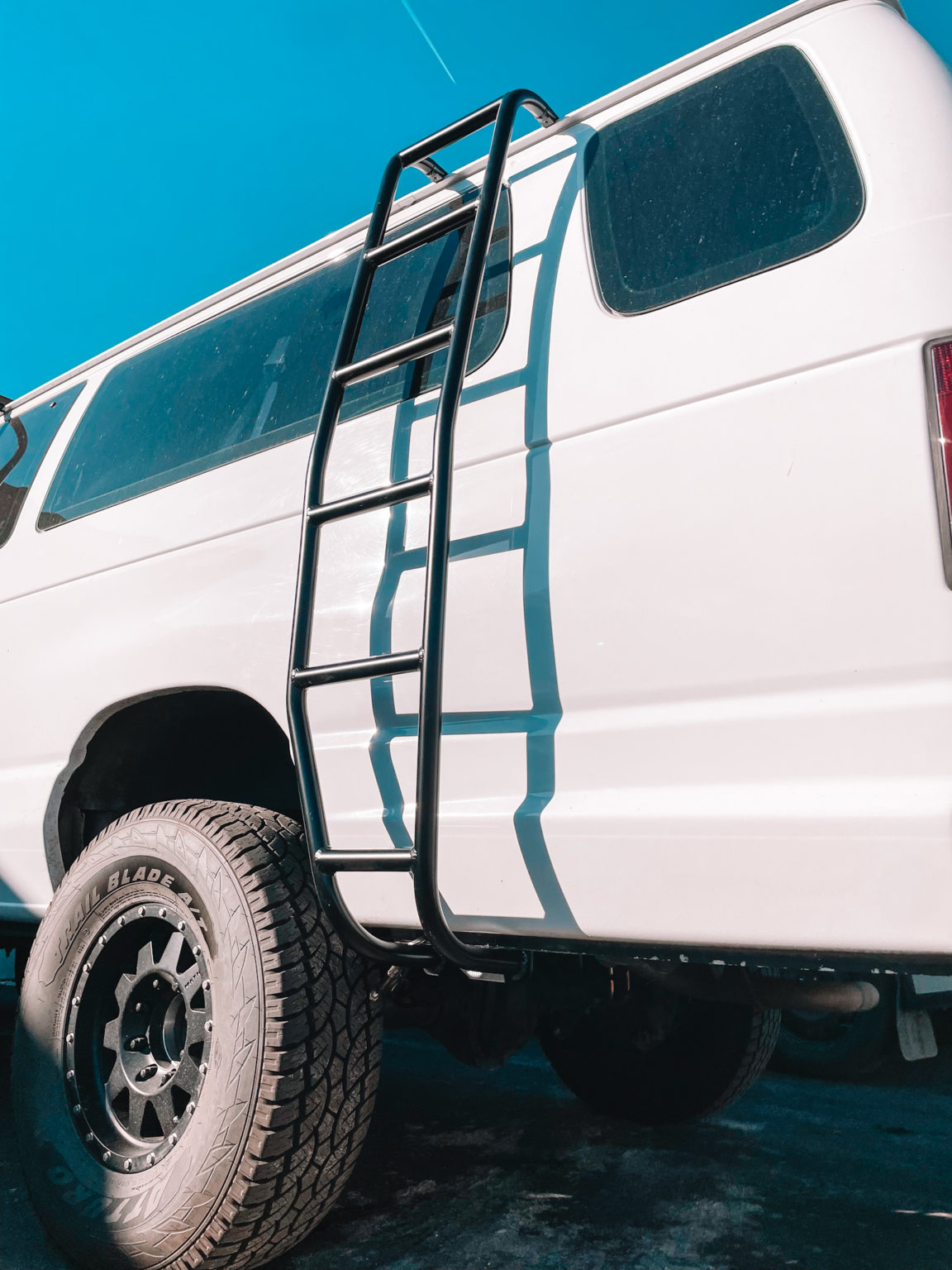 Econoline Side Ladder Lightweight Aluminum Camper Van Ladder American