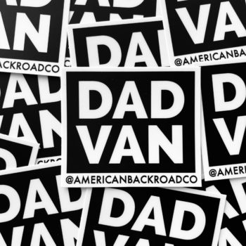 Dad Van Sticker